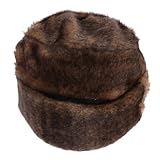 Gorro de piel sintética para ancianos: un gorro de felpa grueso y acogedor, que se puede combinar con diferentes tipos de ropa y alegrar tu vestimenta, gorro de piel sintética de invierno