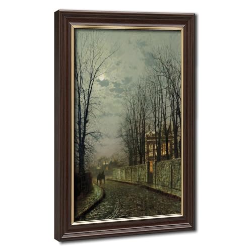 Impression sur toile A Wintry Moon pour créer une ambiance feutrée dans votre bureau