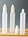 Science Purchase 10 Pack 30mL Clear Plastic Pen Unicorn Dropper Top Bottles with White Screw-on Tops