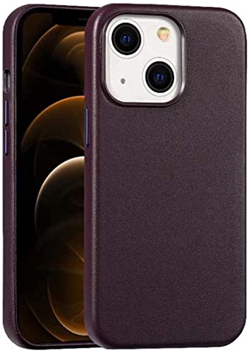 Étui iPhone 13 en cuir résistant aux chocs et compatible nouveau chargement sans fil