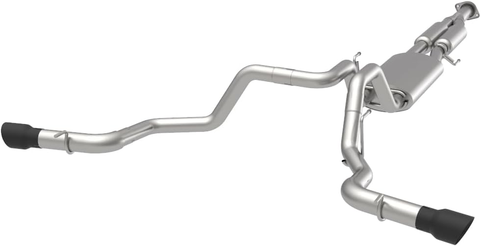 Kooks Headers Dual Side Exit Cat-Back w/Black Tips. 2015-2020 F150 2.7L/3.5L/5.0L - 13604240