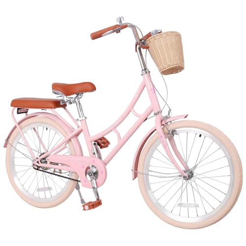 For 10+ Years Old, Commuter Bicycle With Basket, Steel Frame