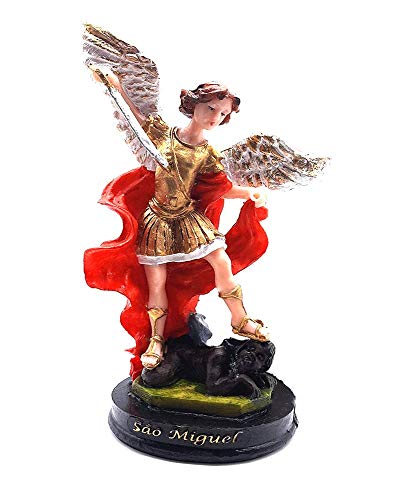 Imagem Resina Trio Anjo Da Guarda São Miguel Rafael Gabriel 20 cm