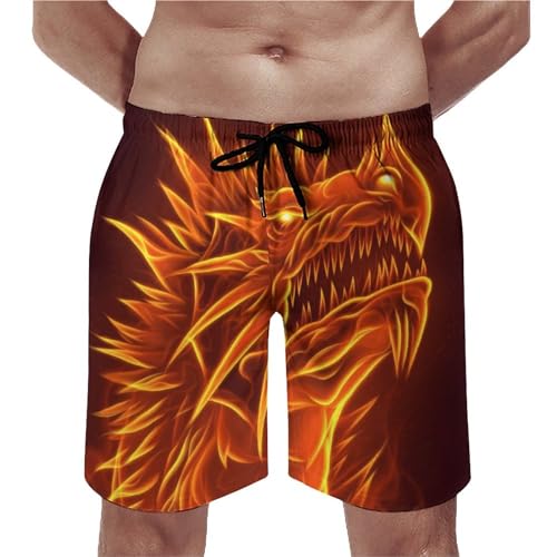 Shorts de bain homme dragon taille S maillot de bain séchage rapide
