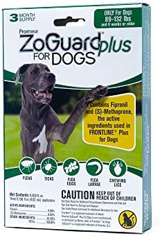Plus Flea and Tick Prevention for Dogs, X-Large 89-132 lbs, 3 Months, 3 Doses