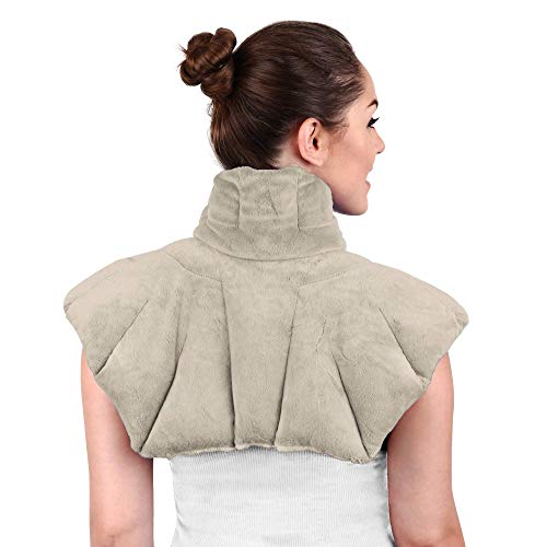 Large Microwavable Heating Pad for Neck and Shoulders, Neck Relief, Stress Relief, Anxiety