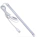 BHCLIGHT USB Powered Portable Dimmable(Max 600lm,14inch,White,48 led) 5V 5W light 3 Color Temperature For Under Counter/ Kitchen/Bookcase/Closet/Cabinet/Showcase/Work Table/Storage Shelf Lighting
