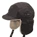 Ultrafino Best Pilot Trooper Aviator Cap Faux Leather Hat Ushanka Trapper Winter