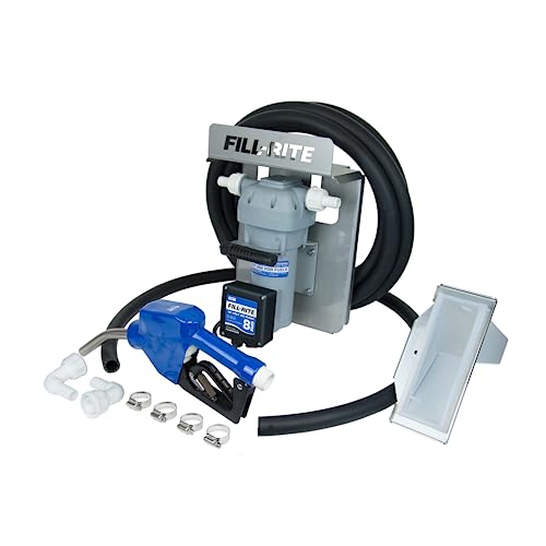 Fill-Rite DF120CAN520 120V 8 GPM Diesel Exhaust Fluid (DEF) Transfer Pump w/Tote Mount Package & Automatic Nozzle