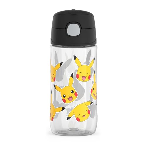 THERMOS FUNTAINER 16 Ounce Plastic Hydration Bottle with Spout Pokemon