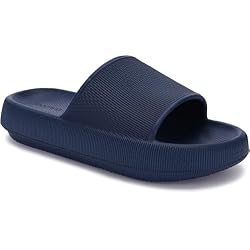 Joomra Pillow Slippers for Women and Men Thick Sole Ultra Cushion Slides | Cloud-Like Sole, Quick Drying Shower Shoes, Soft Open Toe Indoor Outdoor Sandals