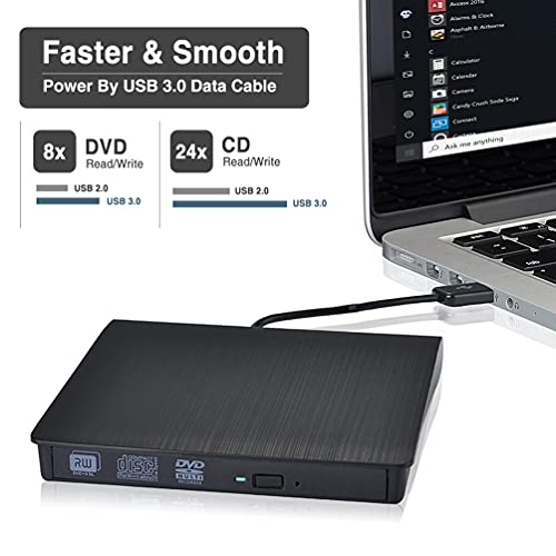 Reviews for ROOFULL Premium External CD DVD Drive USB 3.0 Protable USB