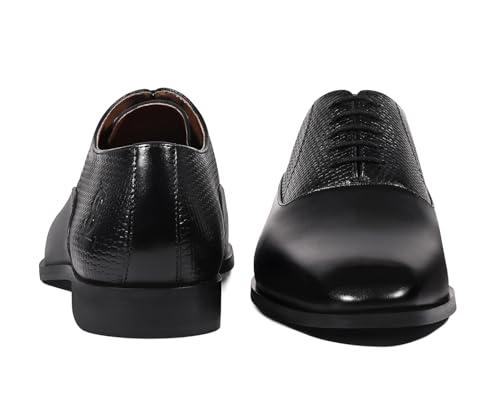 Image of LOUIS STITCH Men's Italian Crust Leather Derby Shoes| Formal Lace-Up Shoes for Men | Perfect for Business, Formal & Parties | LSVX-EUPLDY