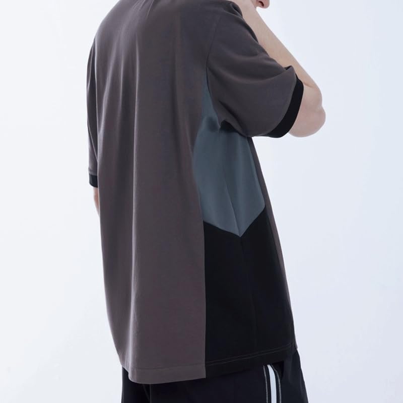 Men's Casual Outdoor Breathable Short Sleeves Cotton Round Neck Quick Dry T-Shirt Fashion Sports Vest