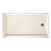 Swanstone SR03260RM.059 Solid Surface Right Hand Drain Shower Base, 60-in L X 32-in H X 4.3125-in H, Tahiti Ivory