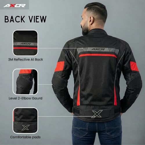 Axor Cruise 2 Jacket Black Red-M - Image 5