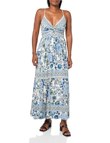 Image of Angie Women's Angie Women's Floral Maxi Dress with Cutout