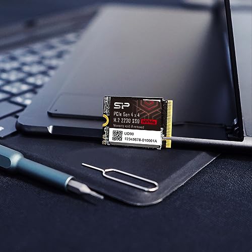 Image of Silicon Power 2TB UD90 2230 NVMe 4.0 Gen4 PCIe M.2 SSD R /W up to 5,000 /3,200MB /s Solid State Drive Compatible with Steam Deck (SU02KGBP44UD9007MM)