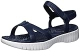 Amortiguación ULTRA GO Skechers Mujer Go Walk Aloha Sandalias Casuales Deportivas Azul Marino/Blanco 38 EU