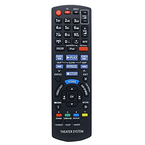 N2QAYB000629 Fernbedienung Ersatz für Panasonic Blu-ray Heimkinosystem SC-BTT268 SA-BTT268 SA-BTT270 SA-BTT273 SC-BT770 SC-BTT270 SC-BTT273 SC-BTT370 SC-BTT770 SCBTT268 SABB TT268 SABTT270