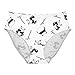 Dallonan Women's Underwear Brief Breathable Soft Knickers Funny Panda Green Plant Leaf XX-Large