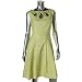 Adrianna Papell Women's Embellished Neck Fit-and-Flare Dress