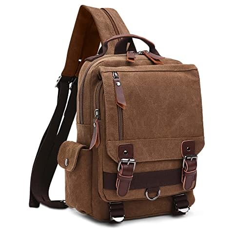 DORRISO Mochila de Lona para Hombre Cover