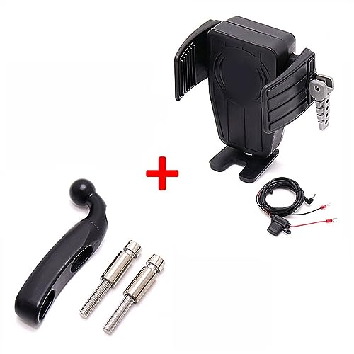 Support téléphone moto GPS navigation charge sans fil pour Davidson Cross Bones