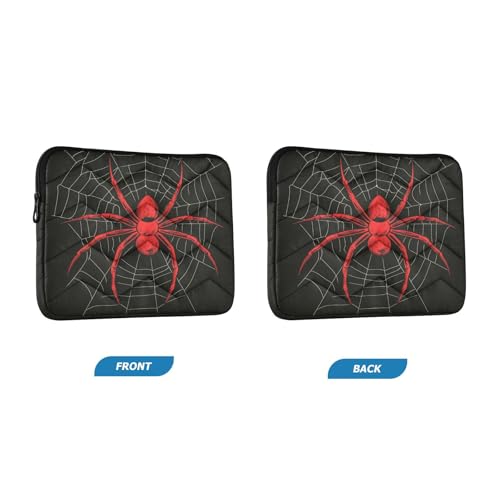 Funda para portátil 13-16 pulgadas en poliéster rojo miniatura 2
