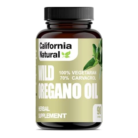 California Natural Wild Oregano Oil Capsules Cover