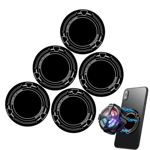 Lot de 5 plaques de Refroidissement magnétiques en métal pour téléphone Portable, tablettes, Cartes, appareils électroniques, Dissipation de la Chaleur