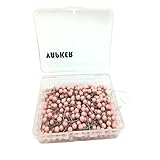 VAPKER 1/8 Inch Map Tacks Round Plastic Head Push pins with Stainless Point(Box of 300 Pink Color pins)