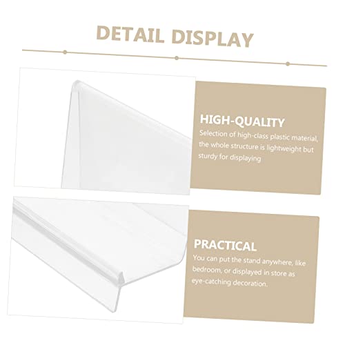 Hemoton 6 Pçs Porta-Carteira De Plástico Porta-Expositor De Bolsa Porta-Joias Porta-Joias Porta-Cart