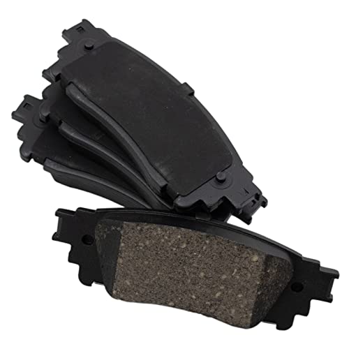 Image of TRQ Rear Brake Pad and Rotor Set Ceramic Compatible with 2022-2023 Toyota Camry