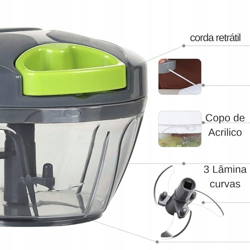 Mini Triturador E Moedor Manual De Alho 3 laminas Temperos E Fruta Triturador Moedor De Alimentos Ma
