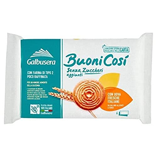 Galbusera Buoni Così Biscotti Frollini senza Zuccheri Aggiunti, 330g