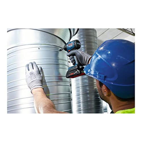 Bosch Professional 18V System visseuse à chocs sans-fil GDR 18V-210 C (couple de serrage : 210 Nm, couple décollement 370 Nm, 1 module Bluetooth, 2 x ProCORE18V 4.0Ah, chargeur rapide, L-BOXX 136)