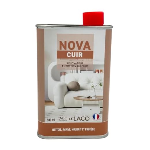 Produit Cuir - Nova Cuir - Lait pour le cuir - Nettoie et Protège - 500ml