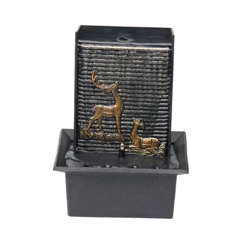 Fenteer Tabletop Ornament Art Craft Collectible Novelty Indoor Waterfall Desktop Water Office Living Room