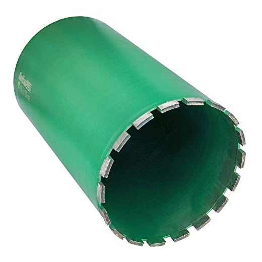 Archer PRO 12" in. Aggressive Diamond Turbo Core Drill Bits with V-tip for use with core Drill Stand rig. for Concrete Drilling, Masonry, Cinder Blocks.