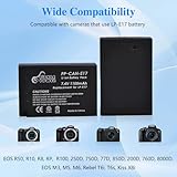 Pickle Power 2-Pack LP-E17 Battery and Type-c Charger for Canon EOS R50 250D 750D 77D 850D 200D R100 R10 R8 RP 760D 8000D EOS M3 M5 M6 Rebel T6i, T6s, Kiss X8i - Image 4