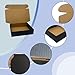 20 Pack 12x10x3 inches Black Shipping Boxes, Corrugated Mailer Boxes, Packaging Boxes for Products, Recyclable Cardboard Box, Flat Literature Mailers for Gifts, Small Business by Mailing