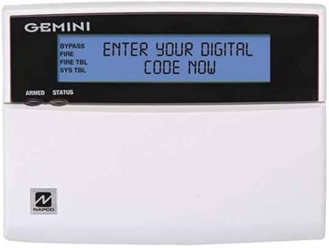 GEM-DK1CA NAPCO Alpha Stay/Away LCD Keypad