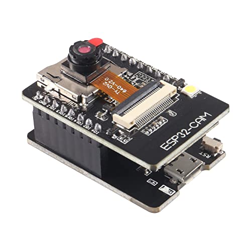 Image of ESP32 Camera Module Development Board WiFi+Bluetooth with Programmer Board and USB