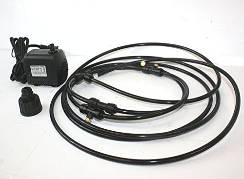 OUTDOOR FAN MISTING COOLER WATER SUB PUMP KIT WAREHOUSE GARDEN GREENHOUSE PATIO NEW,Jikkolumlukka