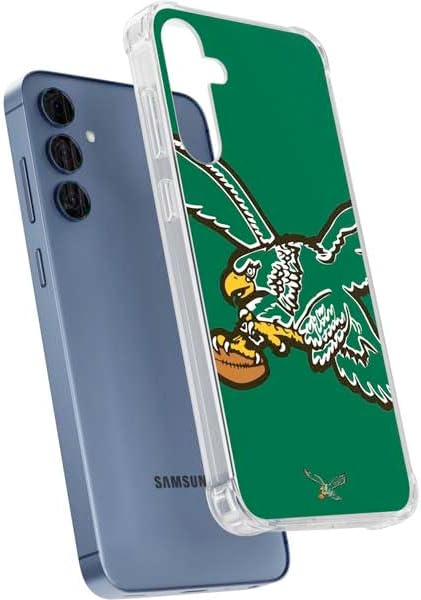 Miniatura 3 de Skinit Funda transparente compatible con Galaxy A35 5G  Diseño de logotipo retro de Philadelphia Eagles con licencia oficial de la NFL