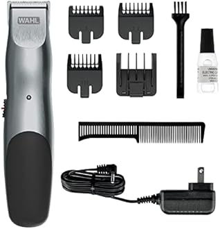 Wahl Groomsman Corded or Cordless Beard Trimmer for Men - Rechargeable Grooming Kit for Facial Hair - Beard Trimmer & Groomer - Model 9918-6171V