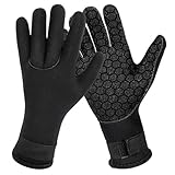 Risipu Gants en néoprène de 3 mm pour homme et femme - Gants thermiques antidérapants a...