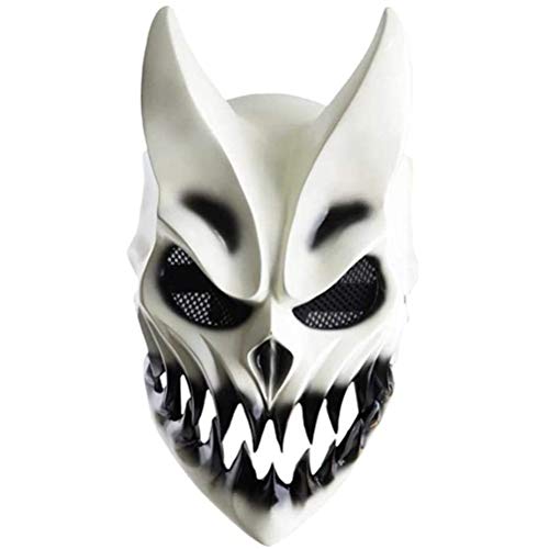 Zhangpu Halloween-Maske, Slaughter to Prevail-Maske, Halloween-Requisiten-Party-Maske, bewegliche Mundmaske, Cosplay-Vollgesichtsmaske Musik Party Cover