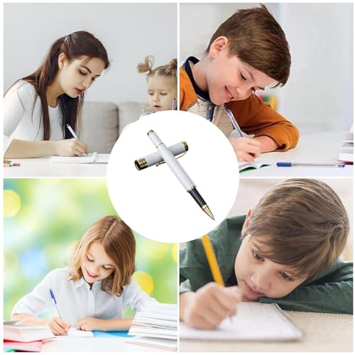 Caneta Preta | Canetas de escritório - Caneta de escrita suave de 0,5 mm, sem manchas, tinta preta,